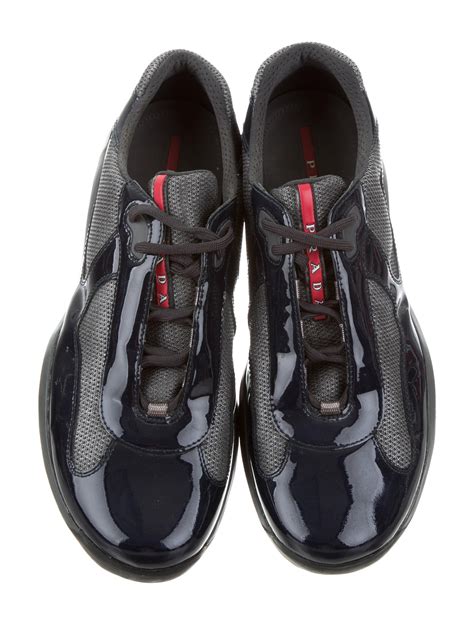 leather prada trainers|prada trainers men.